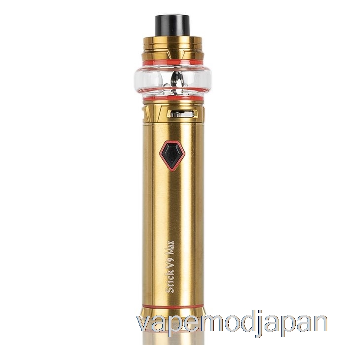 Vape Japan スモク スティック V9 & スティック V9 マックス 60 ワット スターター キット V9 マックス - ゴールド